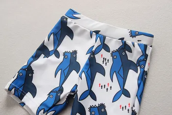 Vasarą Kūdikis Berniukas Animaciją Ryklys maudymosi kostiumėlį, Vaikų maudymosi Kostiumėliai Paplūdimio Drabužiai Banglenčių Plaukimo Maudymosi Kostiumai Vaikams UV Prodection Sportinę aprangą