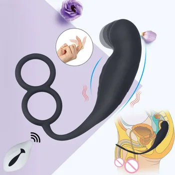 Vibratorius Prostatos Massager Butt Plug Sekso Žaislai Vyrų Masturbator G Spot Stimuliatorius Dildo Analinis Kaištis Suaugusiųjų Sekso Produktai Man
