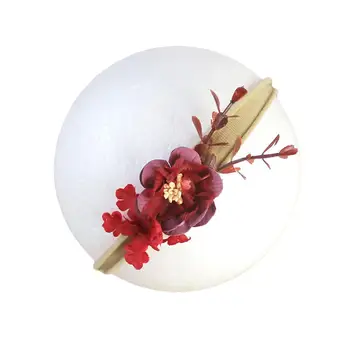 Naujagimio Merginos Lankelis 3D Dirbtiniais Gėlės, Karoliukai Plaukų Juosta Lankelis Priedai Gimtadienio Naujagimių Fotografijos Rekvizitai