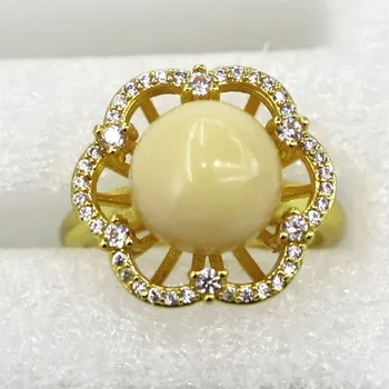 2020 Bižuterijos Lady Žiedas Vestuvinis Žiedas Natūralaus Akmens Apvalių Rutuliukų Žiedas Sidabro Padengtą Nemokamas Pristatymas Amethysts Žiedas