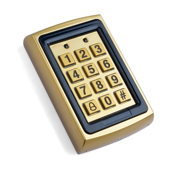 Slaptažodį klaviatūra RFID kortelę Metalo Prieigos Kontrolės Klaviatūra atspari Vandeniui Lauko Durų Atidarytuvas Elektroninio Užrakto Sistema