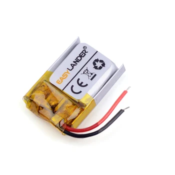 3,7 V ličio polimero baterija 301014 micro prietaiso 