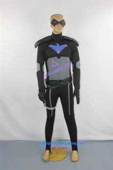 Jauni Teisingumo Nightwing Cosplay Kostiumas