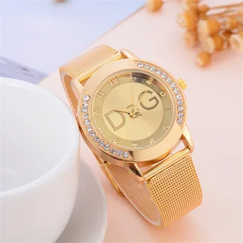 2020 m. Europos naujosios mados populiarus stilius moterys prabangių laikrodžių prekės ženklo Kvarciniai laikrodžiai Reloj Mujer atsitiktinis nerūdijančio plieno laikrodžiai
