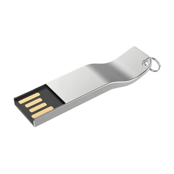 (Virš 10vnt Nemokama Logo) Pendrive USB3.0 Metalų USB Flash Drive 64GB 32gb 16gb 8gb USB Atmintinės Individualų Blykstė Bellek piršto