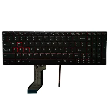 Anglų Nauja Klaviatūra Lenovo ideapad Y700 Y700-15ISK Y700-17ISK MUMS nešiojamojo kompiuterio klaviatūros Apšvietimas