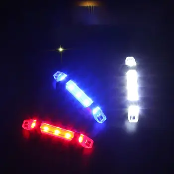 Dropshipping LED Naktiniu Kalnų Dviratį Dviračiu Uodegos Šviesos USB Įkrovimo Raudona Įspėjamoji Lemputė Dviratį Galiniai Saugos Reikmenys