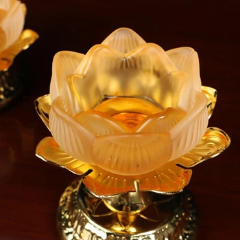 Metalo Žvakių Laikiklis Buda Derliaus Tealight Golden Lotus Gėlių, Žvakių Laikiklis Žvakidė Lempos Portavela Namų Puošybai XX50CH