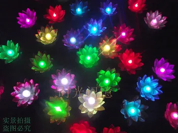 LED Dirbtinis Lotoso gėlė, Spalvinga Pakeistas Plaukiojantis Vandens gėlių Baseinas, Norintys Šviesos Lempų, Žibintų Šalis tiekimo