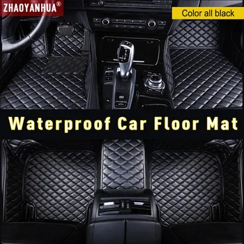 Nepralaidus vandeniui Anti-nešvari Oda automobilių grindų kilimėliai Chery Arrizo 3 5 7 M7 2000-2009 m. naujas custom Kilimų automobilių reikmenys