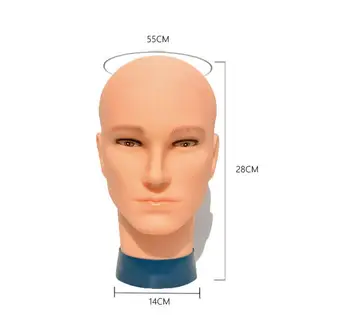 Didmeninė vyrų Galvos modelio manekeno laikiklis netikrą Skrybėlę ir Skara galvą manekenas modeliavimas žmonės dėvi peruką rekvizitai rodomas pranešk apie netikrą modelis C516