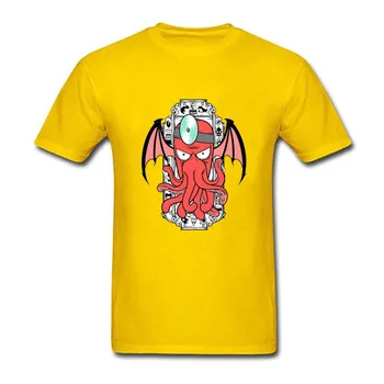 Skambinti Zoidthulhu Cthulhu T Shirts Lovecrafts Aštuonkojai Monstras Marškinėlius Medvilnės Vyrų Viršūnes & Tees Laisvalaikio Harajuku Camisetas
