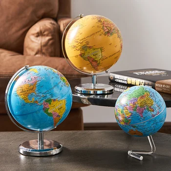Pasaulio Gaublys su Pasukamas Stovas Sausumos Geografija Švietimo Žaislas Žemėlapį, Mokykliniai Reikmenys, Namų Dekoravimo, Biuro Ornamentu vaikų dovanų