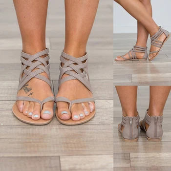 Plus Size 34-43 Butai Vasaros Moterų Sandalai 2020 Naujas Mados Europos Romos Stiliaus Laisvalaikio Bateliai Moterims Sandalias