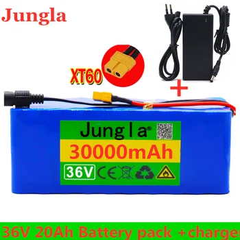 36V10S4P 30Ah baterija 500W batteria skelbimų alta potenza 42V 30000mAh Ebike elettrica BMS 42v batteria con xt60 spina + kroviklis
