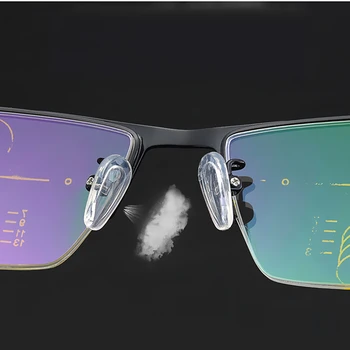 2017 ENW Titano Lydinio Kokybės Multifocal lęšiai, Akiniai Skaitymui Vyrų Mados Pusė Ratlankio Progresiniai Akiniai Aikštėje dioptrijomis glasse