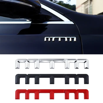 3D Automobilių Kėbulo Emblema Lipdukas Metalo MTM Logotipas Automobilio Pusėje Ženklelis Decal VOLKSWAGEN Tiguan Passat B5 B6 B7 Polo Touran Golf Bora Jetta