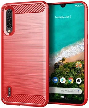 Atveju Xiaomi Mi A3 (cc9e) raudona spalva (raudona), anglies serija, caseport