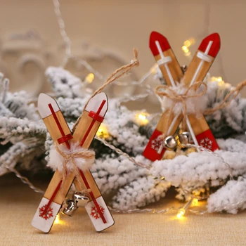 2VNT/Set Star Bell Medžio Raštą, Medienos Kalėdų Lašas Papuošalai Žavesio Dekoro Rinkinys Kalėdos Pakabukas Kabo Žvaigždė Kalėdinė Dekoracija