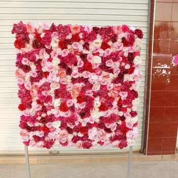 SPR 2018 Nemokamas Pristatymas 10vnt/daug Dirbtinė rožė, bijūnas & hydrangea gėlių sienos vestuvių fonas arch stalo runner lentelė gėlių