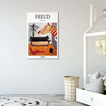 Freud Sebastian Smee Meno Plakatas Drobė Menas, Plakatų ir grafikos Virtuvė Temą Drobė Paveikslų ant Sienos Menas Nuotraukas Dekoro 5Y