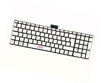 Naujas UK sidabro klaviatūra su foniniu apšvietimu, skirtą HP Envy 15-w103na 15-w104na 15t-w000
