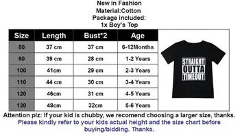 2019 Kūdikių Berniukų marškinėliai Bamblys Vaikams Drabužių Vasaros Laiškas Trumpas Rankovės Viršuje Black Top Vaikų Drabužių 6M-6T