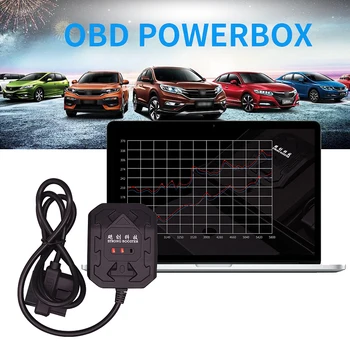 Automobilių Optimizuotas banga OBD powerbox atnaujinti galios Išspręsti lėtai Optimizuotas 80% nusivylimas.Kuro lygis padidėjo 15%