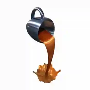 Sustabdytas Kavos Puodelis Stovi Puodelis Dervos 3D Kūrybos Kavos Puodelio Apdaila