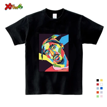 Vaikų marškinėliai Tupac 2pac Hip-Hop Grobis Atspausdintas T-shirt Vaikams, Kūdikių Atsitiktinis Marškinėliai Mergaitėms/Berniukams trumpomis Rankovėmis Vasarą Viršuje Mergaičių Marškinėliai