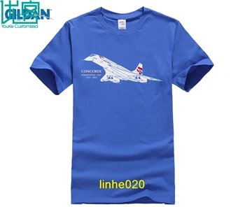 Juokinga Vyrų Medvilnės Marškinėliai 2020 Karšto Pardavimo Nauja, vyriški Marškinėliai Animacinių filmų Hip-Hop Marškinėliai Aeroclassic Aviacijos Paveldo Concorde