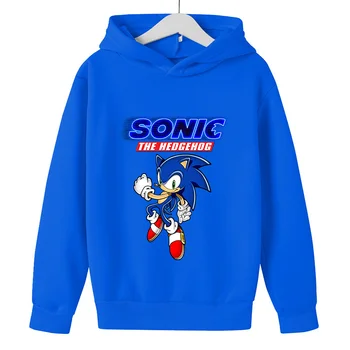 Berniukai hoodie palaidinukė Sonic Ežys kostiumas Vaikų hoodie paaugliams kostiumas Vaikų mergaitė kostiumas Sonic hoodie