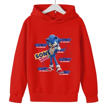 Berniukai hoodie palaidinukė Sonic Ežys kostiumas Vaikų hoodie paaugliams kostiumas Vaikų mergaitė kostiumas Sonic hoodie
