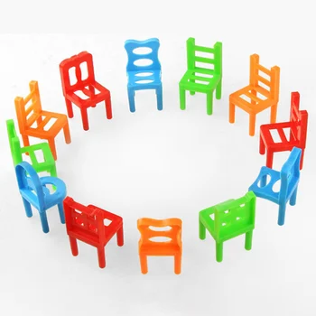 18Pcs Kūrybos Balansas Krovimas Kėdės, stalo Žaidimas, Tėvų-Vaikų Interaktyvus Žaislas