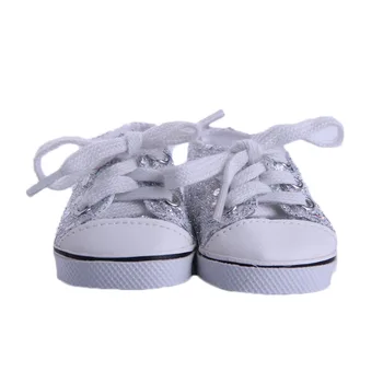 LUCKDOLL sportiniai batai drobė batai Tinka 18 Colių Amerikos 43cm Baby Doll Drabužių Priedai,Mergaičių Žaislai,Kartos,Gimtadienio Dovana