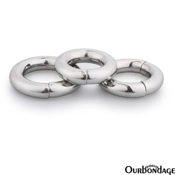 Ourbondage 5 Dydžio Magnetas Storio Žiedo Formos Kamuolys ir Varpos Neštuvų Kapšelį Pakabukas Tvirtinimo Varpos Lavinimo Vyrų Gėjų Sekso Žaislas