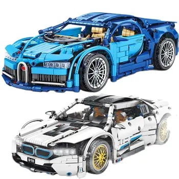 Mechaninė Bugatti Automobilių Sporto/Lamborghini Nuodų 1:14 Blokai Modelis Suteikti Draugu Dovana Sportinis Automobilis 