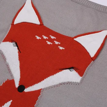Populiarus fox antklodė stereoskopinis ausies antklodė vaikų megzti dangtelis antklodė paplūdimio kilimėlis baby antklodė 73*110cm