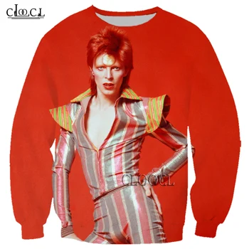 HX Populiarus Roko Dainininkas Davidas Bowie 3D Spausdinimo Vyrų, Moterų Palaidinukė Mados Hip-Hop ilgomis Rankovėmis Harajuku Tracksuit Lašas Laivybos