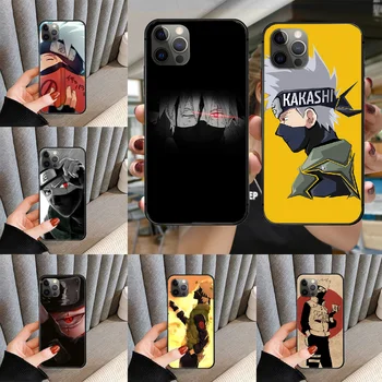 Anime Naruto Hatake Kakashi Telefono Case cover For iphone 5 5S 6 6S PLIUS 7 8 11 12 mini X XR XS PRO SE 2020 MAX black coque