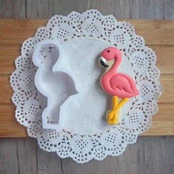 8PCS/set Flamingo Ananasas, Arbūzas Gėlių Girlianda Slapukus Meduoliai su imbiero priedais, Pelėsių, Kirtimo Formų Minkštas Pyragas Decerating 