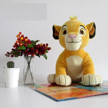 2019 Naują Atvykimo Filmą 26CM Simba Liūtas Karalius Pliušiniai Žaislai Simba Minkštas Iškamšos Lėlės Vaikams Kalėdų Dovanos