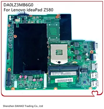 Originalus Nešiojamojo kompiuterio motininė plokštė LENOVO Ideapad Z580 Mainboard DA0LZ3MB6G0 11S90000921ZZ 90000921 HM75 DDR3 Visiškai Išbandyta