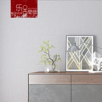 Naują Šiaurės stilius paprastas kietas lino pilka sienos popieriaus modernus minimalistinio Japoniško stiliaus viešbučio kambarį miegamojo tapetai PVC