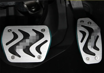 Droselio stabdžių pedalą Modifikuotų specialaus aliuminio lydinio droselio stabdžių pedalą Interjero puošmena Renault Kadjar-2018
