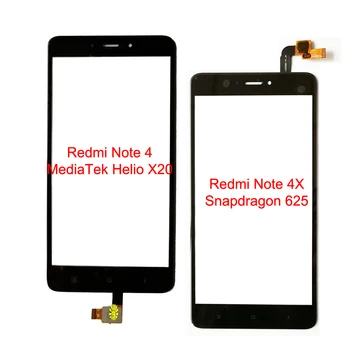 Touch Panel Xiaomi Redmi Pastaba 4X Snapdragon 625 Jutiklinis Ekranas skaitmeninis keitiklis Su 