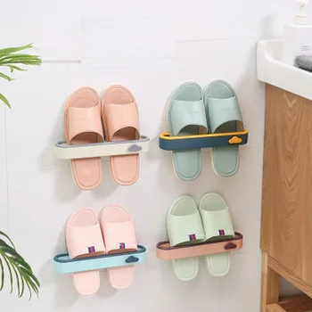 Debesis, batų džiovykla sienos kabo šlepetės stovo buitinių nemokamai skylių paprasta batų džiovykla vonios kambarys, plastikiniai batų stalčiuko