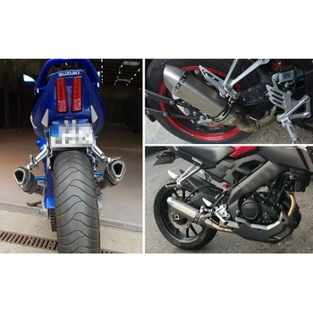Motociklo Išmetimo Vamzdis Duslintuvo lipdukas už 750 2018 Yamaha Xmax Dl250 Jawa Motociklo Ktm 125 Cbr 900 Kawasaki Zx7R Cbr 250R