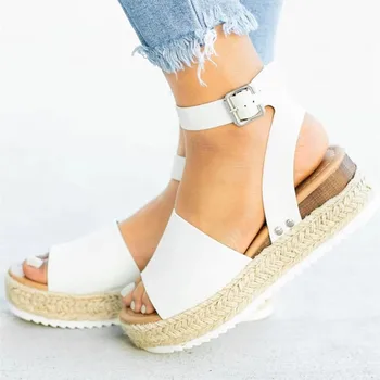 Sandalai ponios aukštakulniai sandalai vasarą 2019 moterų butas sandalai Sandalia Feminina pleištai bateliai moterims siurbliai moterų batai