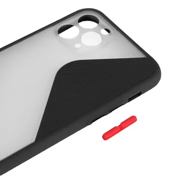 Funda S-Line Xiaomi Redmi 9 + Cordón Salmón - Silicona Gelio Tpu Cuerda colgar Transparente